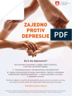 Poster Zajedno Protiv Depresije 