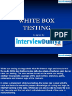 Download WhiteBoxTestingbyjajupreetamSN4007358 doc pdf