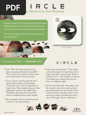 Circle By Mac Barnett And Jon Klassen Teacher Tip Card Pdf