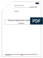 Course Title: Business Mathematics and Statistics MBA-1003 June 5 2010