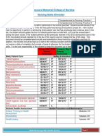 Allison Brown Nursing Checklist 2103 Update