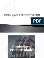 Produção X Produtividade 2