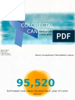 Pathophysiology For Colorectal Cancer