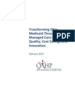 Ohio Association of Health Plans 2019 Report