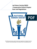 National Honor Society Bylaws Sccs