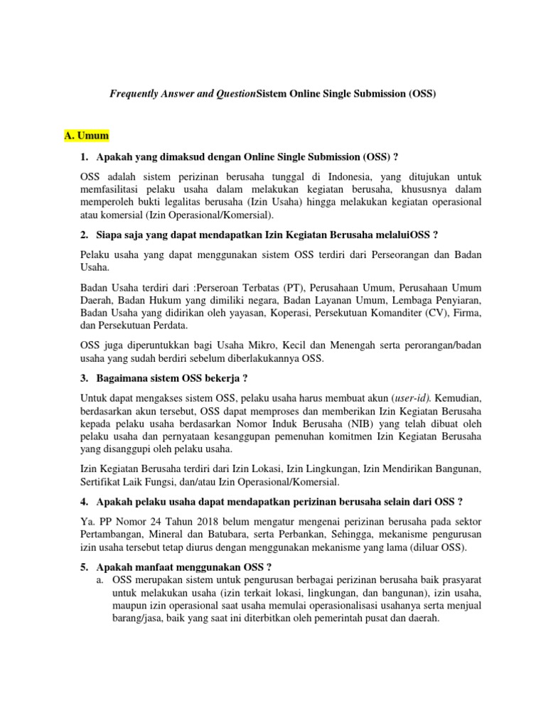 Online Single Submission Oss Pdf