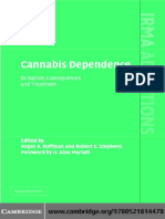 G. Alan Marlatt (Foreword), Roger Roffman, Robert S. Stephens (Editors) - Cannabis Dependence - Its Nature, Consequences and Treatment (2006) PDF