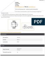 Timken Part Number AN 24-W 24, Inch Accessories - Locknut and Lockwasher