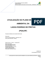 Plano de Gestão Ambiental Da Lagoa Rodrigo de Freitas -2013