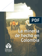 La mineria de hecho en Colombia_Defensoria del Pueblo_2010.pdf