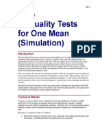 Inequality Tests For One Mean (Simulation) PDF