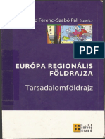 Probáld Ferenc, Szabó Pál - Európa Regionális Földrajz II. - Társadalomföldrajz PDF