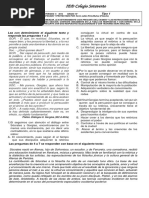 Evaluación Filosofía 10° - II.I