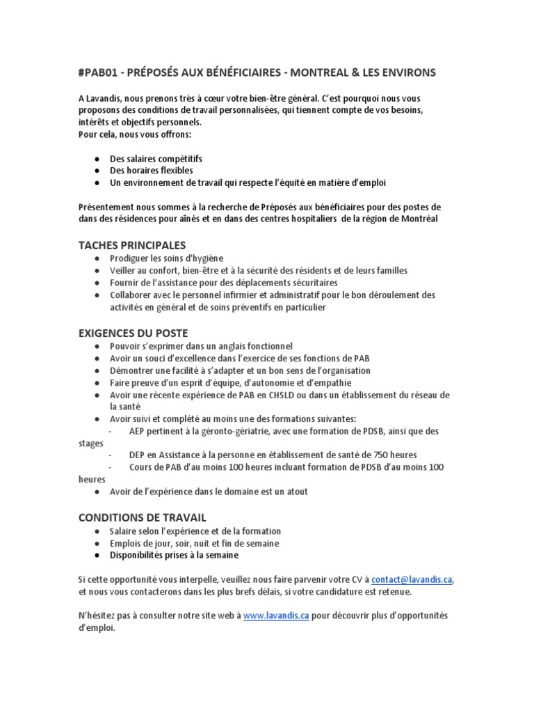 Prepose E S Aux Beneficiaires Soins De Sante Medical