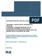 SE MOL MD OE 001 - A Memoria Descriptiva