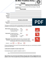 Triathalon Entry Form 2010 PDF