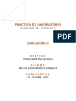 Práctica de Elaboración de Concreto.