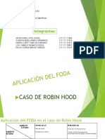 Análisis FODA de Robín Hood