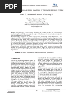 Magneto Rheological Fluid Dampers in Vehicle Suspension System