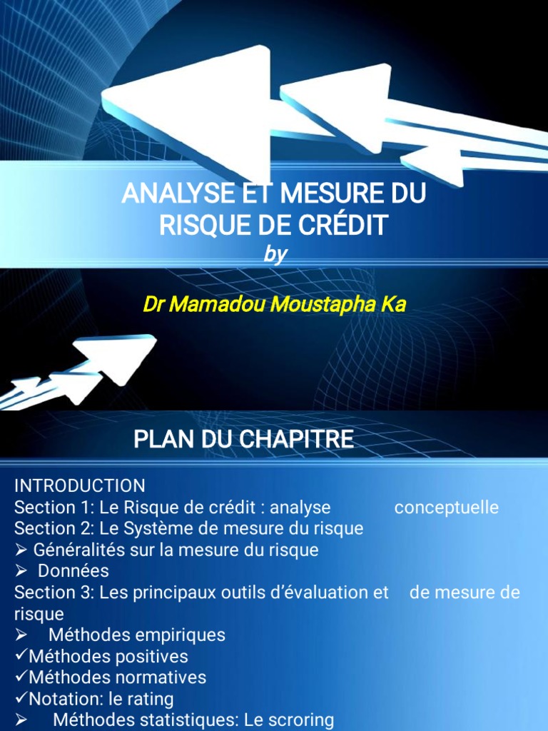 Chapitre 3 Analyse Et Mesure Du Risque | PDF | Ratio financier ...