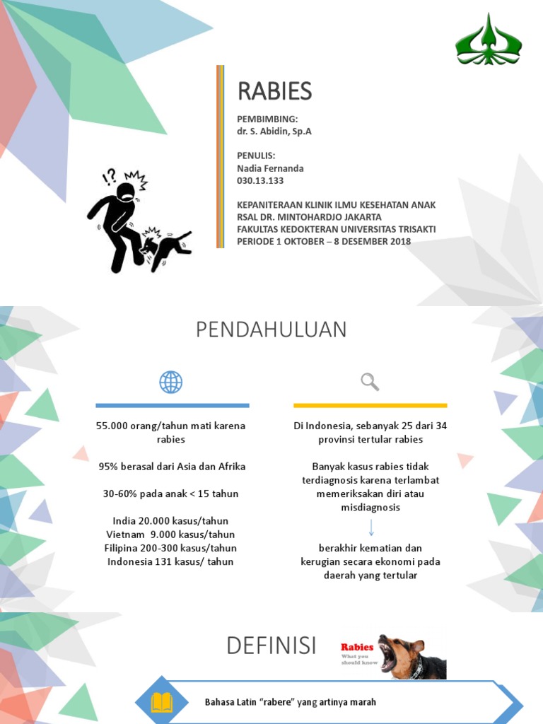 Epidemiologi dan Penanganan Rabies | PDF