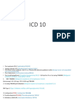 ICD 10 Codes and Medical Conditions