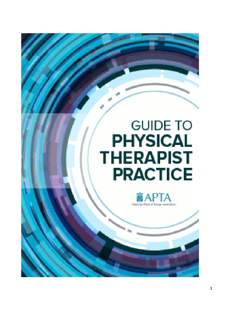 Guide Apta 3 0 English Physical Therapy Evidence Based Medicine