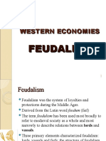 Western Economies- Feudalism