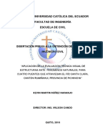 Aplicación de La Evaluación Técnica Visual de Estructuras Ante Fenómenos Naturales, para Cuatro PDF