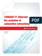 100BASE-T1 Ethernet - The Evolution of Automotive Networking