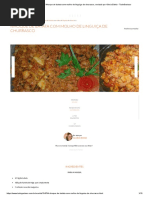 Receita de Nhoque de Batata Com Molho de Linguiça de Churrasco