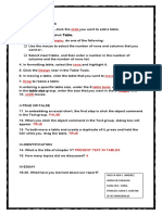 Slide Insert Tab Insert Table Menu