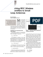 Matching RFIC Wireless Transmitters To Small Loop Antennas