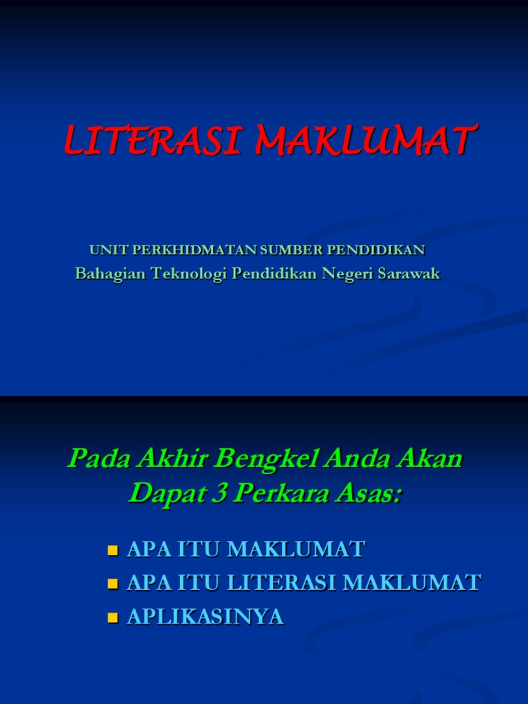 Aplikasi Litarasi Maklumat Dalam PdP