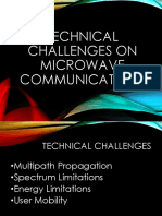 Technical Challenges On Microwave Communications