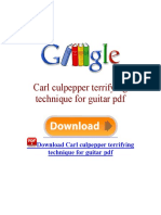 Carl Culpepper Terrifying Technique For Guitar PDF