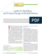 A Module for Modeling and Control Design of Flexible Robots