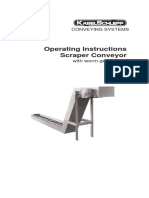 Operating Instructions Scraper Conveyor: Conveying Systems