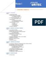 Temario Matemáticas I PDF