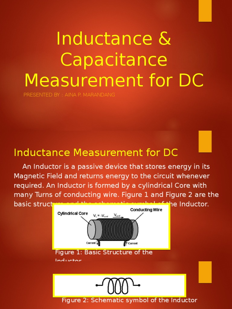 Inductance and Capacitance Measurement DC | PDF | Inductor | Inductance