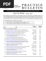 Clinical Practice Guideline - ACOG | PDF | Postpartum Period | Obstetrics