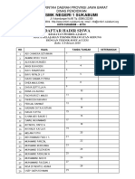 Daftar Hadir Siswa