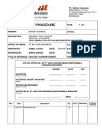 IMC EX P003 SOP EXPL Coal Sample Collection and Dispatch Procedure V1