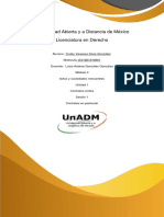 Universidad Abierta y A Distancia de México Licenciatura en Derecho