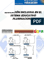 Educación Inclusiva en El Sistema Educativo Plurinacional