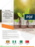 Islamic Micro & Agriculture Finance Trainings- 2019
