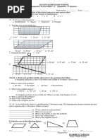 Summative Math 4 Th Quarter 2nd