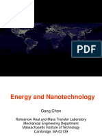 Energy and Nanotechnology