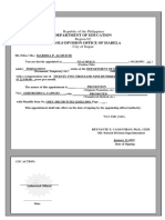 Department of Education Schools Division Office of Isabela: Republic of The Philippines Region 02 City of Ilagan