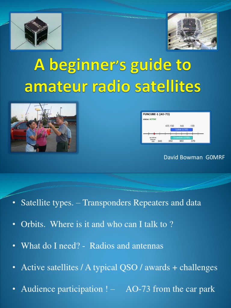 Ham Radio Satellite Communication Guide | PDF | Radio | Broadcast ...